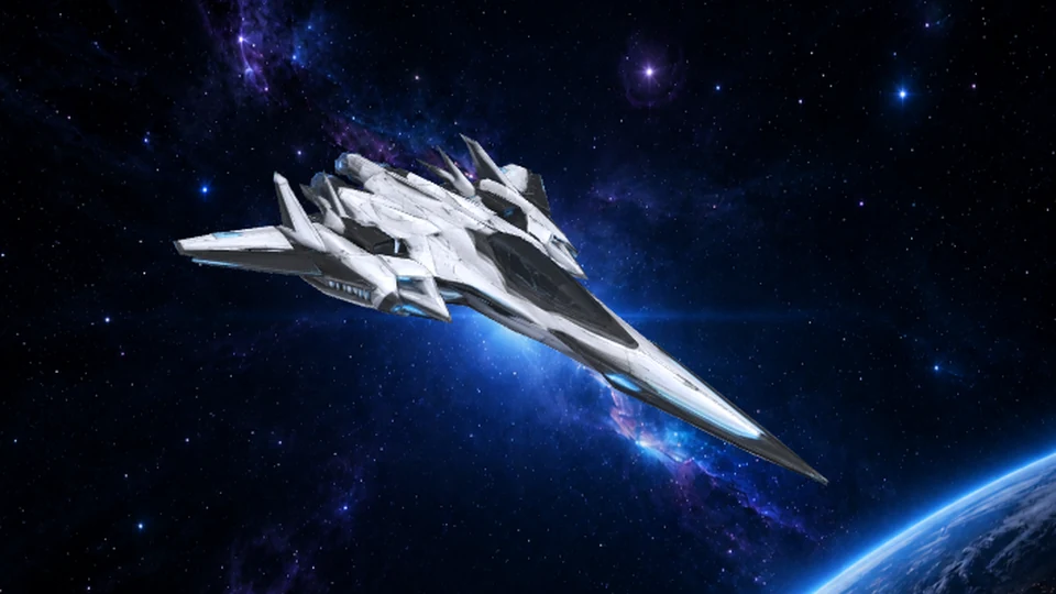 Azure spacecraft
