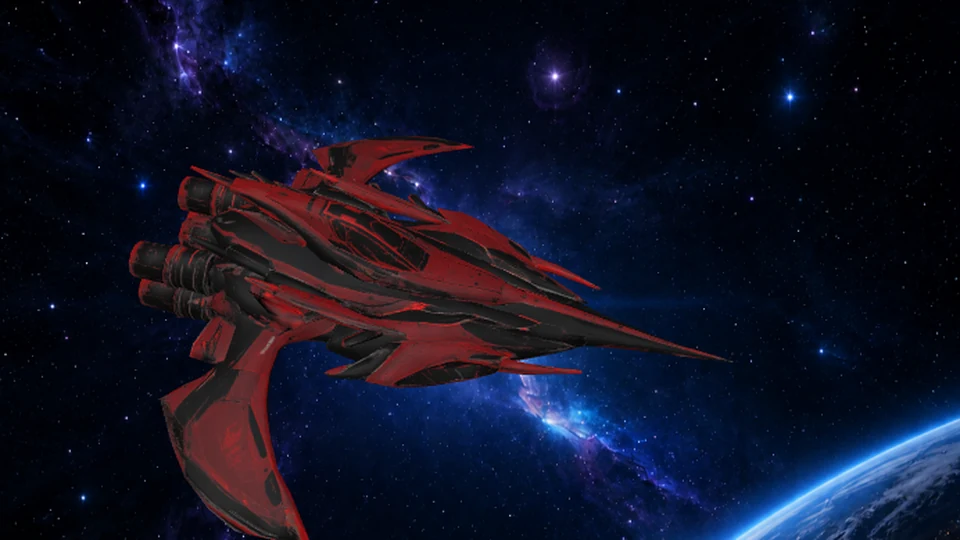 Crimson Wraith spacecraft